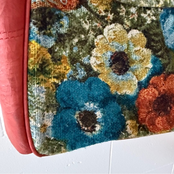 80 🍒 Vintage Samsonite | Floral Tapestry Briefcase Bag | Retro Floral - Picture 4 of 13